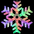 thumbnail image 1 of 15" LED Color Changing Christmas Snowflake Window Silhouette, 1 of 9
