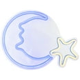 thumbnail image 1 of 15" LED Neon Style Moon and Star Wall Sign, 1 of 3