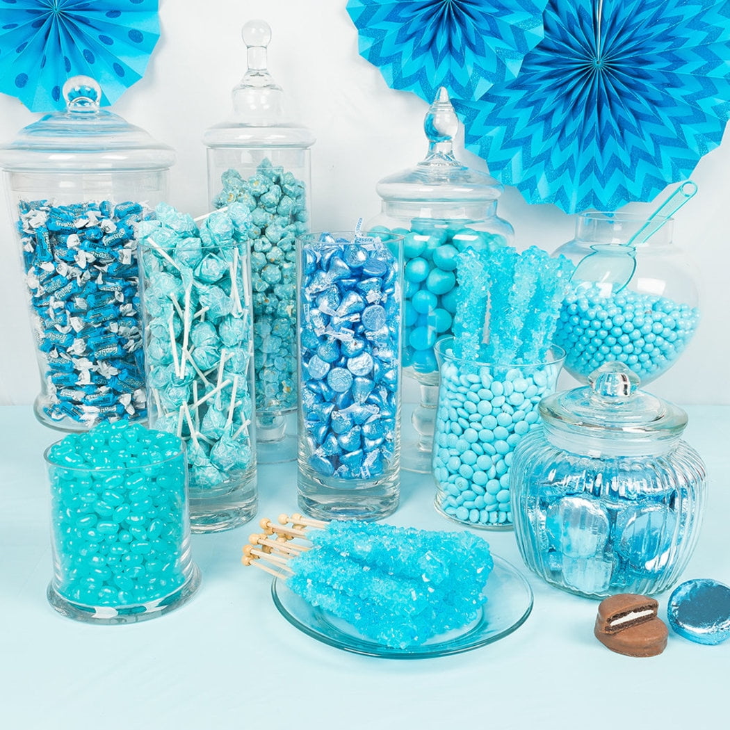Blue Deluxe Candy Buffet 