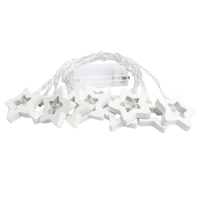 15 Light String of Mini Lights Curtain Lights Plug in Clear Wire Clear