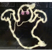 15" Lighted Halloween Spooky Ghost Window Silhouette Decoration
