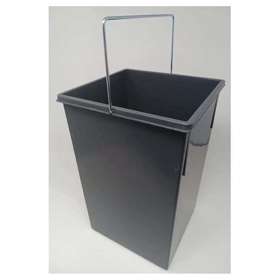 15 Liter Replacement Waste Bin with Handle for Hailo Easy 30 Pullout Unit