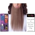 thumbnail image 1 of 15" Long Beard Color Grey - Sepia Costume Wigs ZZ Duck Dynasty Face Hair Fiber Hillbilly Top Fake #946 Bundle Spirit Gum Combo, Maxwigs Wig Care Booklet, 1 of 2