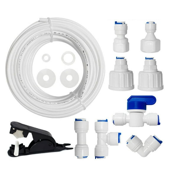 15 M Water Supply Pipe Tube And Fridge Connectors Kit Double Fridge Refrigerator