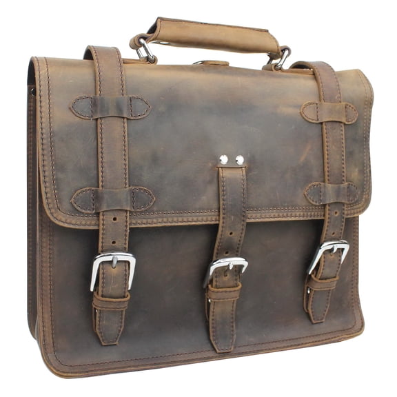 15 MacBook Pro Bag - 16 Full Leather Briefcase Backpack LB09.VB