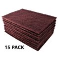 thumbnail image 1 of 15 Maroon 6" X 9" Scuff Brite Pads Coarse Grit Abrasive Surface Prep, 1 of 3