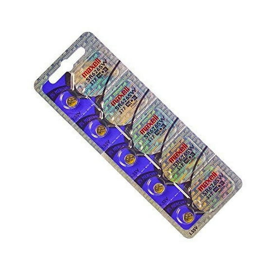 15 Maxell SR 626SW - 377 Silver-Oxide Watch Batteries