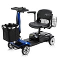 thumbnail image 1 of 15 Miles Long Range 4-Wheel Mobility Scooter for Adults & Seniors, 6MPH Foldable Electric Mobility Scooter, 330LBS Heavy Duty Capacity, 350W Powered Portable Wheelchair Device with Removable Battery, 1 of 9