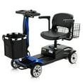 thumbnail image 1 of 15 Miles Long Range 4-Wheel Mobility Scooter for Adults & Seniors, 6MPH Foldable Electric Mobility Scooter, 330LBS Heavy Duty Capacity, 350W Powered Portable Wheelchair Device with Removable Battery, 1 of 10