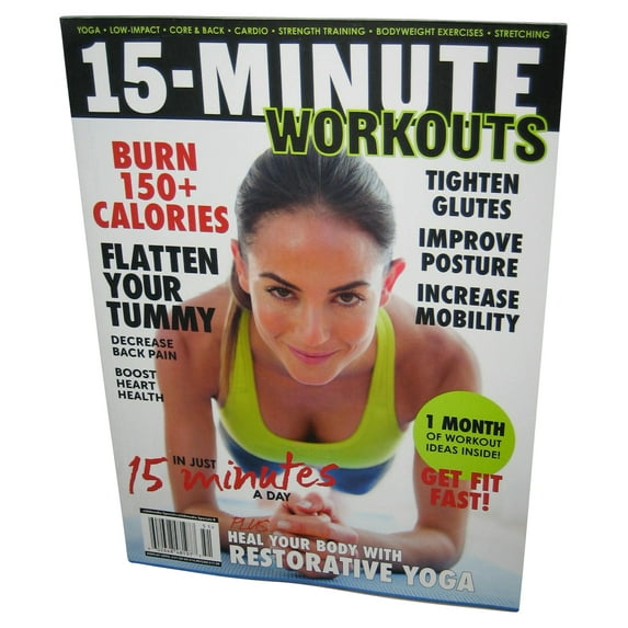 15-Minute Workouts (2025) Magazine Book - (38 Quick & Effective Workouts)