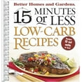 thumbnail image 1 of Pre-Owned 15 Minutes Or Less Low Carb Recipes (Plastic Comb) 069622254X 9780696222542, 1 of 1