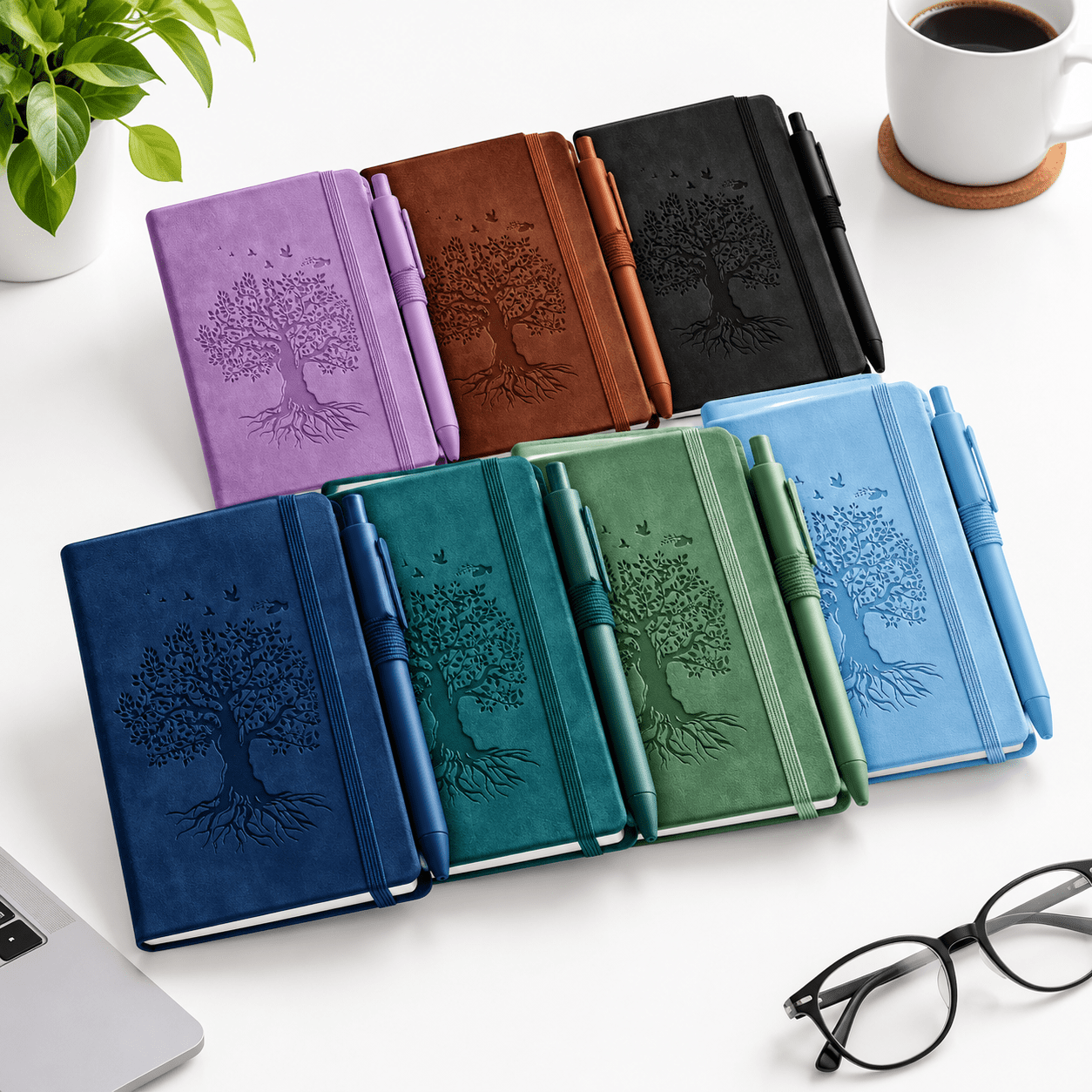 Small Notebook Name 15 Mixed Tree Pocket Notebooks Bulk A6 Small Writing Notebooks ...