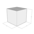 thumbnail image 1 of 10x10x10 White Corrugated Shipping Boxes, 48 ECT Double-Wall, Qty 15, 1 of 3