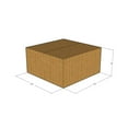 thumbnail image 1 of 16x16x8 Kraft Brown Corrugated Shipping Boxes, 32 ECT Single-Wall, Qty 15, 1 of 3
