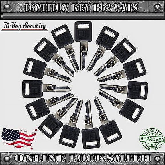 15 New Ignition VATS Keys B62 All V.A.T.S resistor Values P1-P15 For Gm Vehicles