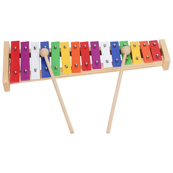 15 Notes Xylophone Colorful Educational Xylophone Instrument with