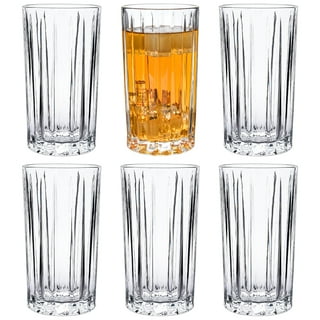 Kate Aspen Clear Hobnail Beaded Drinking Glasses Set of 6 -10 oz Vintage Glassware  Set Cocktail Glass Set, Juice Glass, Water Cups