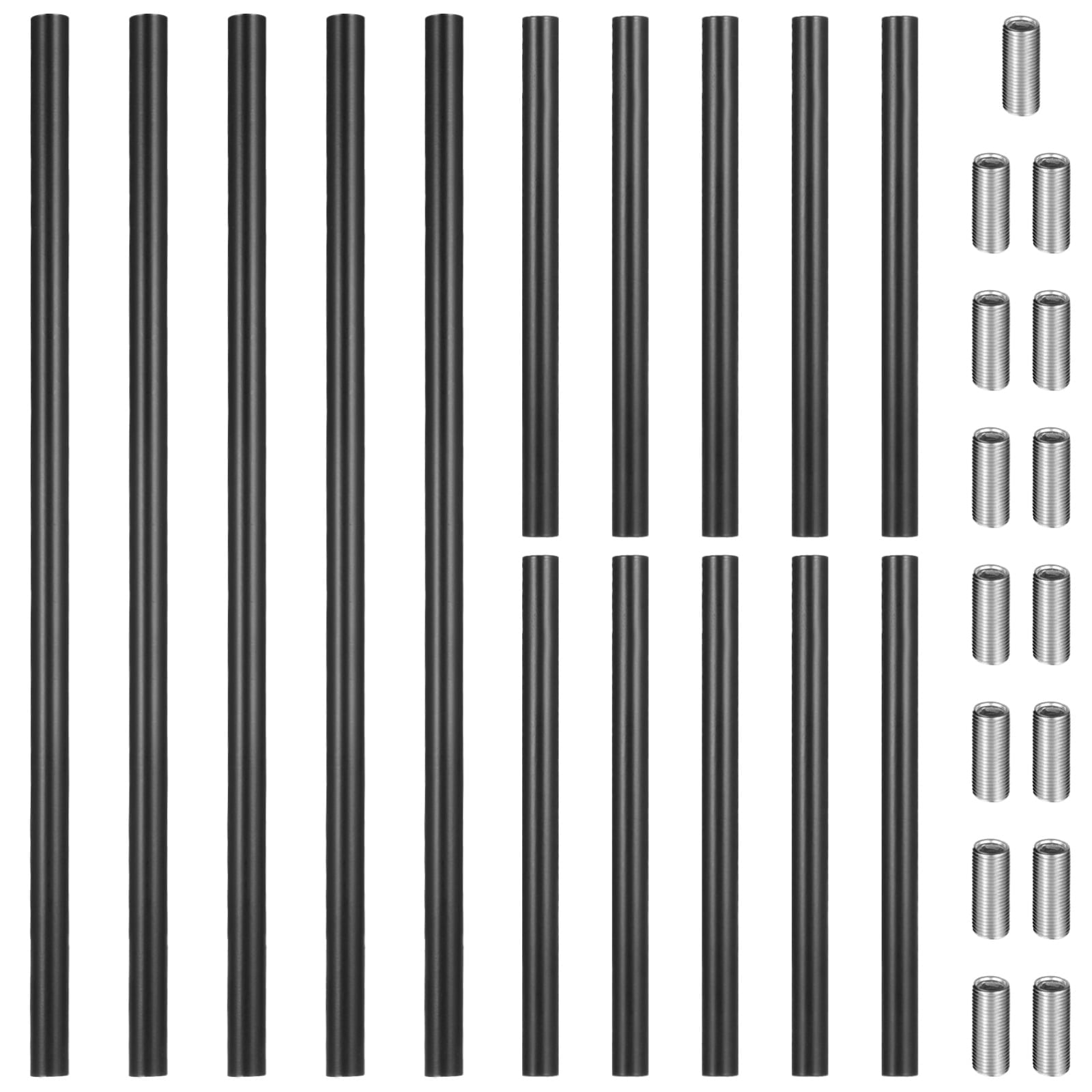 15 PCS M10 Threaded Extension Rods, Connectors for Pendant Light ...