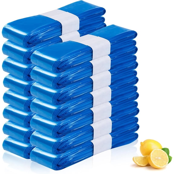 15 PCS Nappy Bin Refills Bags,Lemon Scented Nappy Sacks for Odorproof, Blue Twist and Click Nappy Bin Refills Compatible with Tommee Tippee, Angelcare, Diaper Genie