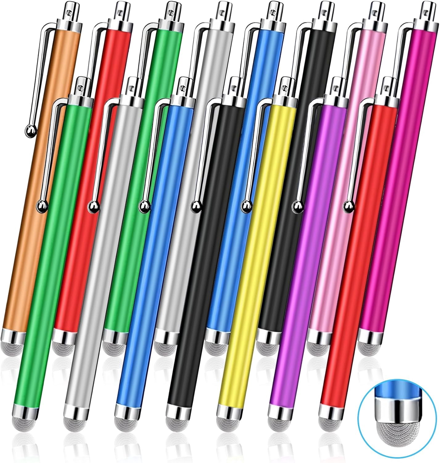 15 PCS Stylus Pen for Touchscreen,High Sensitivity Precision Stylus Pen ...