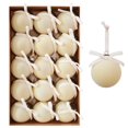thumbnail image 1 of 15 PCS Velvet Christmas Ornaments Set, Shatterproof Flocked Ball Ornaments with Bow Hanging Ribbon, Gift-Boxed Christmas Tree Decor for Holiday Home Decoration, 3.15", 1 of 8