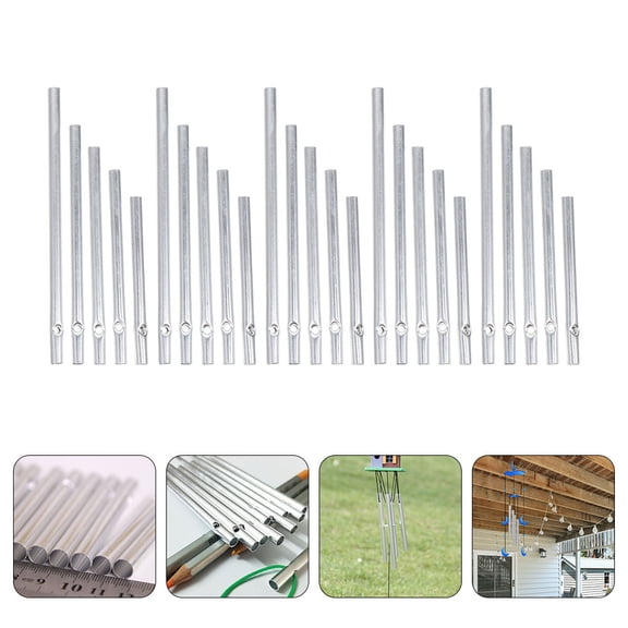 15 PCS Wind Chime Replacement Small Chimes Tubes DIY Chiming Child