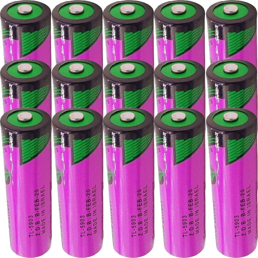 15 PCS aa battery tl-5903 battery tl5903 3.6v battery for Tadiran TL-5903 SL-360 S7-400 ER14505 TL-2100 6ES7971-0BA00, for Siemens S7-400 PLC Machine, CNC Machine
