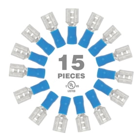 EverStart 15-Piece Slide Connectors Female, Blue, UL Listed