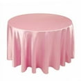thumbnail image 1 of 15 Pack 120" Inch round Satin Tablecloth 21 COLORS Table Cover Wedding Banquet", (Color: Pink), 1 of 1