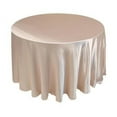 thumbnail image 1 of 15 Pack 120" Inch round Satin Tablecloth 21 COLORS Table Cover Wedding Banquet", (Color: taupe), 1 of 1