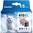 thumbnail image 1 of High Yield Epson 410 410xl Ink Cartridge Compatible Replacement Black and Color 15 Pack, 1 of 14