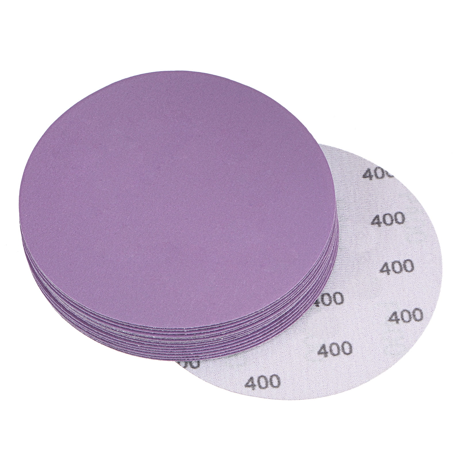 15-Pack 5-Inch 3000 Grit Sanding Discs - Purple Hook & Loop For Fine Polishing