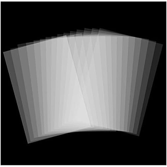 15 Pack 6 Mil Blank Stencil Sheets 12 x 24 inch Mylar Sheet Clear PET Blank Stencil Making Sheet Blank Mylar Templates for DIY Art Craft, Cricut, Silhouette, Vinyl Cutting
