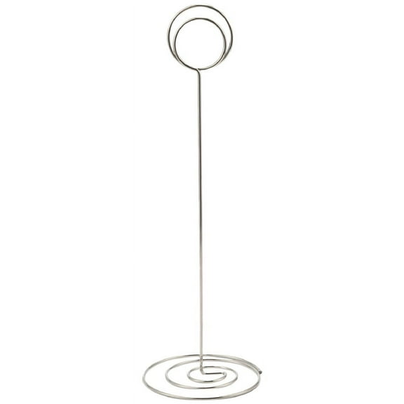 15 Pack 8.75 Inch Tall Table Number Holder, Place Card Holder, Table Picture Holder, Wire Photo Holder Clip,Menu Memo Note Stand for Weddings, Banquets