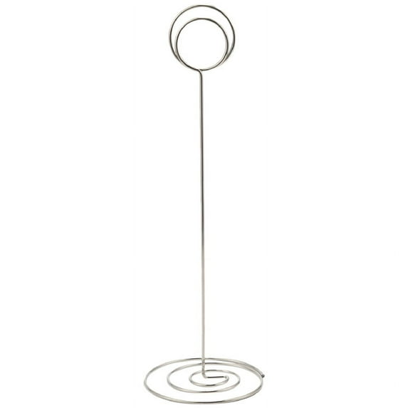 15 Pack 8.75 Inch Tall Table Number Holder, Place Card Holder, Table Picture Holder, Wire Photo Holder Clip,Menu Memo Note Stand for Weddings, Banquets