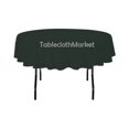 thumbnail image 1 of 15 Pack 90" Inch round Polyester Tablecloth 24 COLOR Table Cover Wedding Event", (Color: Hunter Green), 1 of 2