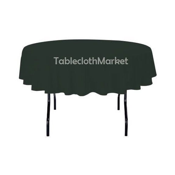 15 Pack 90" Inch round Polyester Tablecloth 24 COLOR Table Cover Wedding Event", (Color: Hunter Green)