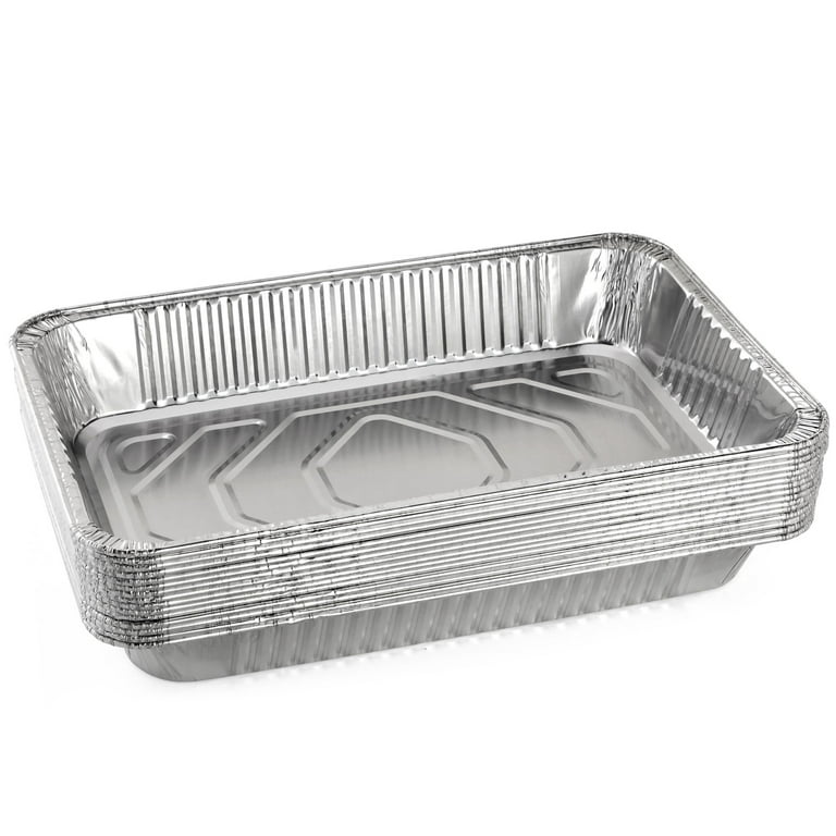 Disposable Aluminum Foil Pans Quality Pan for Baking Cooking 10/50 pcs