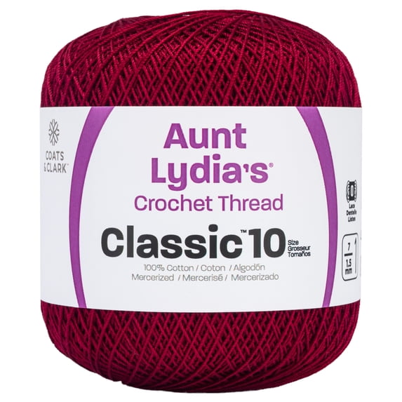 15 Pack: Aunt Lydia's® Classic™ Cotton Crochet Thread