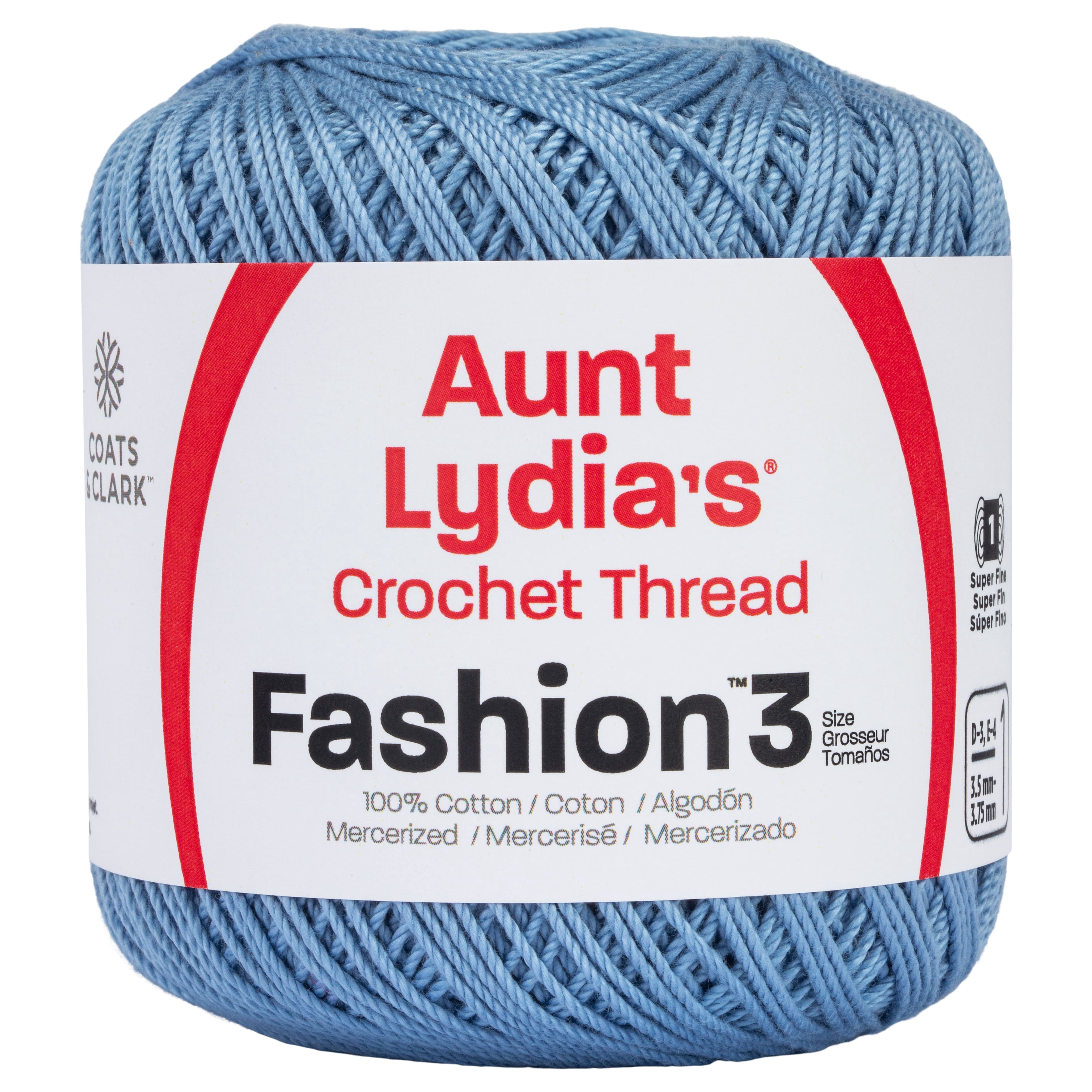 Aunt Lydia's Fashion Crochet Thread, 15 Pack
