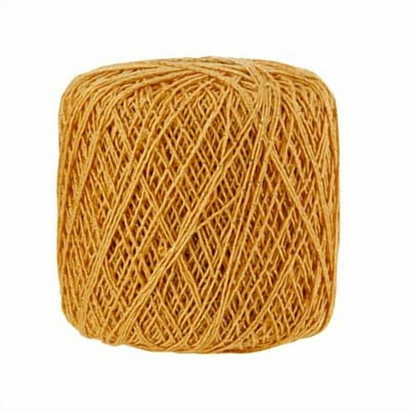 Aunt Lydia's Metallic Gold Crochet Thread, 15 Pack