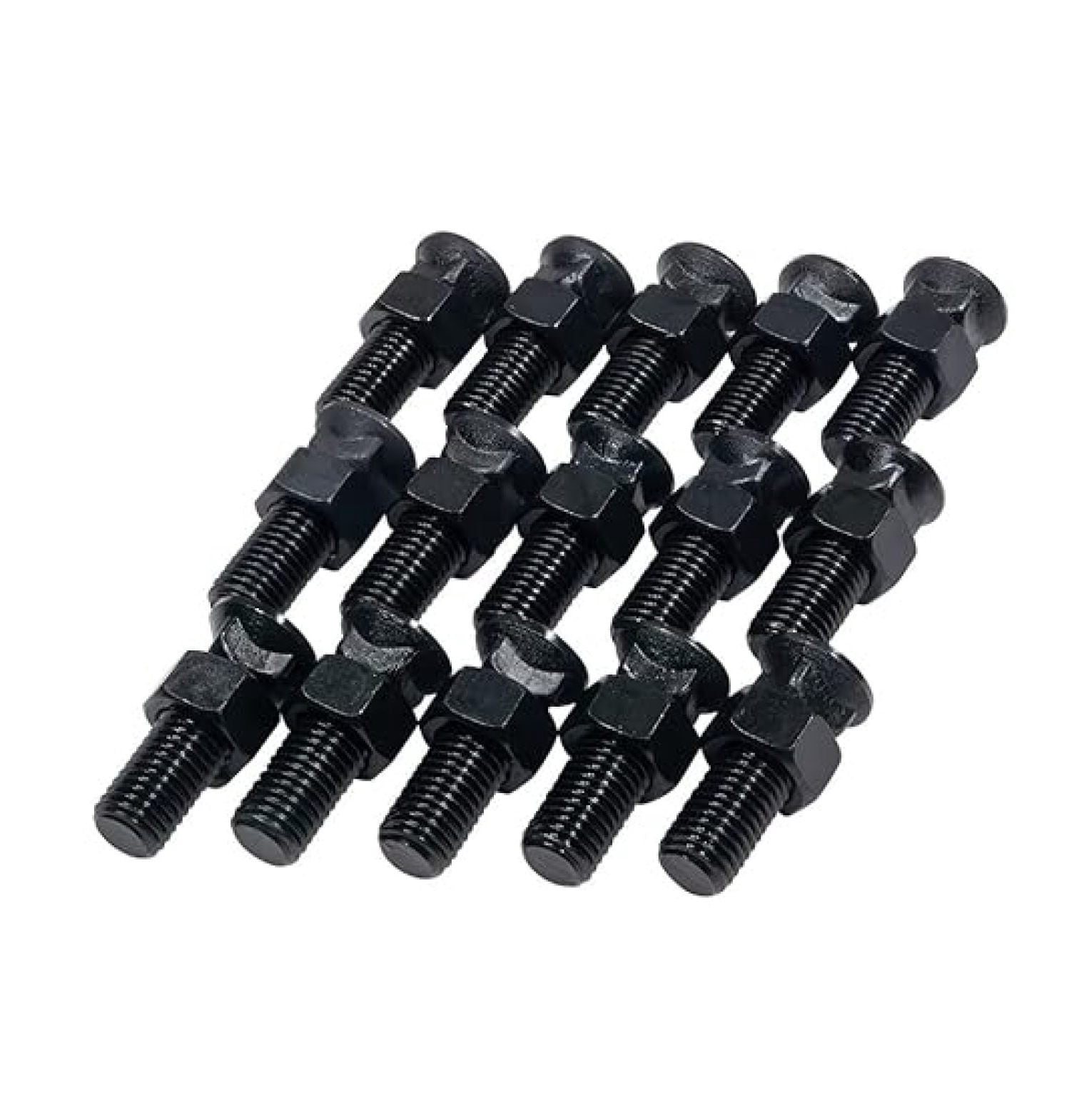 10 Bulloni Per Aratro 3/4-10 X 2-1/2 &ndash; Grado 8, Testa Tonda &ndash; RED BOAR CHAIN