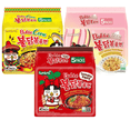 thumbnail image 1 of (15 Pack) Buldak Ramen Variety Pack – Tomato Pasta, Corn & Cream Carbonara Flavors – Hot Chicken Stir-Fried Ramen – Imported Korean Instant Noodles, 1 of 4