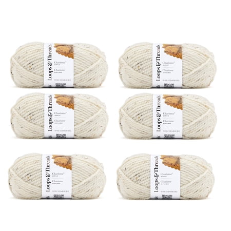 Loops & Threads Charisma Tweed Yarn, 6 Pack