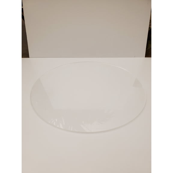 (15 Pack) Clear 1/8" Acrylic Discs with Hole - Circle, Round, Sheet, (1.5)