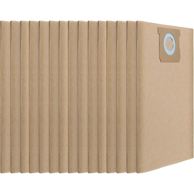 15 Pack DXVA194101 Disposable Filter Bags Replacement for DeWalt