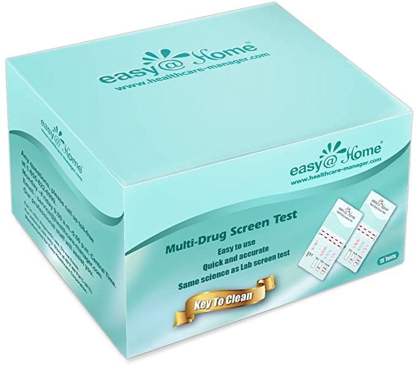 Easy@Home, 5 Panel Urine Drug Test, EDOAP-754, OTC Home Use - Walmart.com