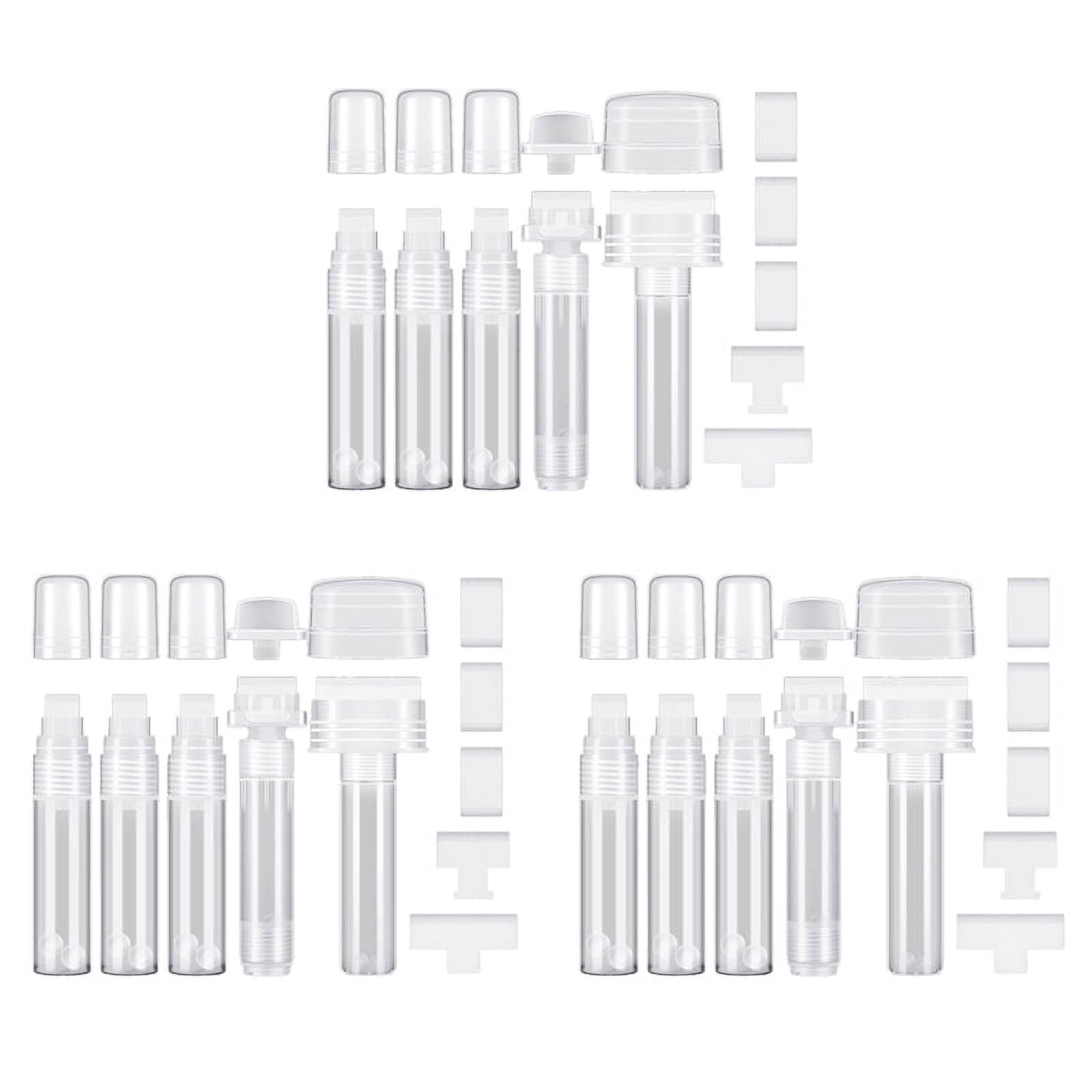 15 Pack Graffiti Markers Refillable Paint Markers Touch Up Paint Pen for with 15 Replacement Tips (50 Mm, 30 Mm, 15 Mm)