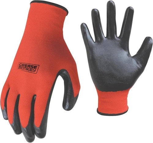 15 Pack Grease Monkey Nitrile Coated Work Gloves Maximum Protection Dexterity