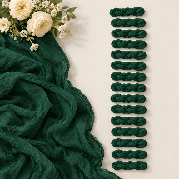 Rustic Modern Table Runner 15 Pack Green Cheesecloth Table Runner 17 X 108 Inch Cheese Cloth ...
